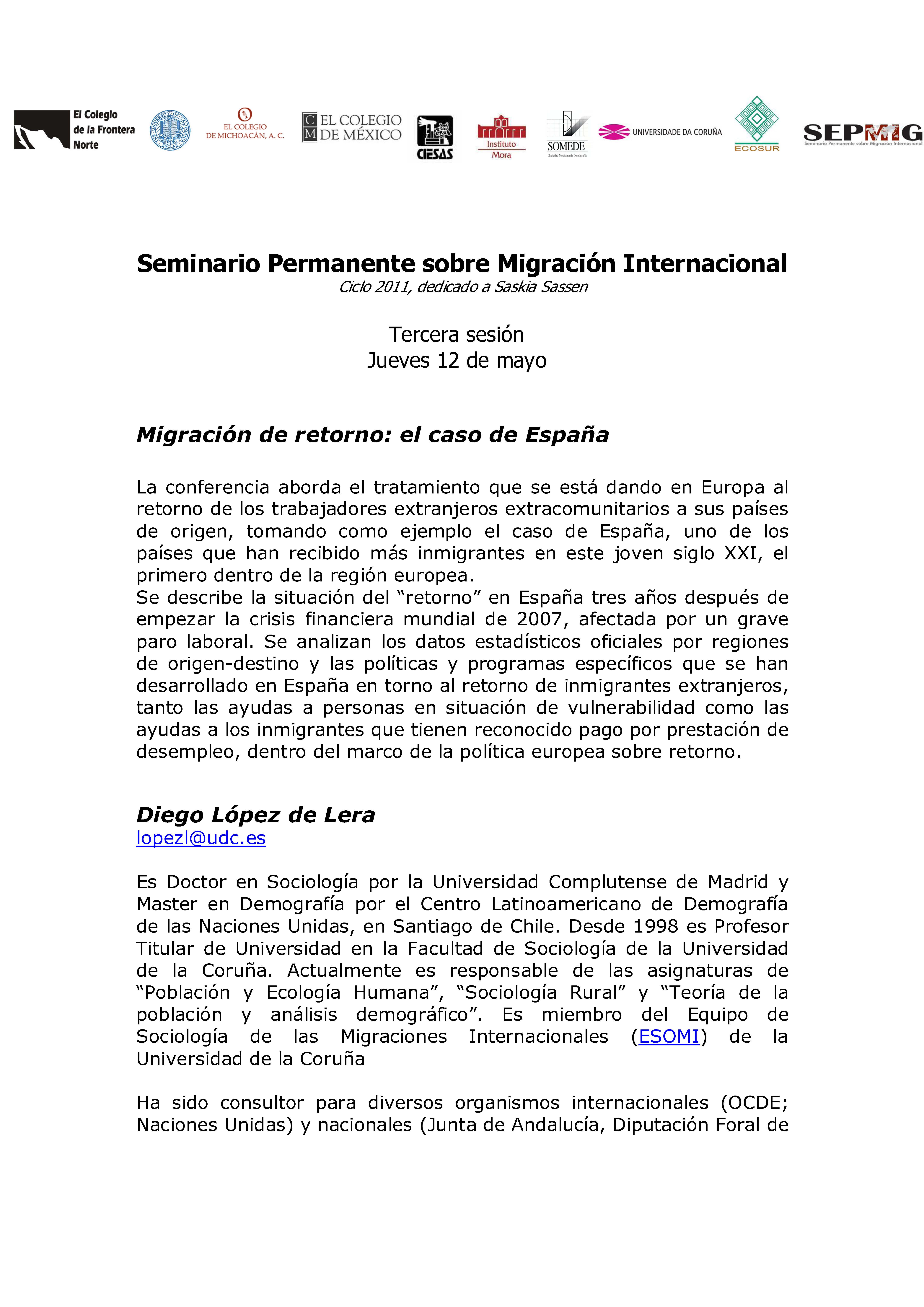 Migración de retorno: el caso de España  Mundo CIESAS